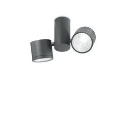 Ideal Lux plafon zewnętrzny (reflektorki) LED Sunglasses 2x(7W 460lm 4000K) 14W 920lm antracytowy IP44 161846