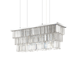 Ideal Lux żyrandol / lampa wisząca Martinez 6xE14 chrom 166322