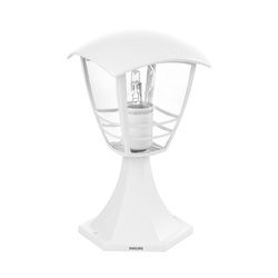 Philips lampa stojąca zewnętrzny Creek E27 biała 30cm IP44 153823116