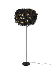 RL lampa podłogowa Leavy 3xE14 czarno/złota 180cm R40463032