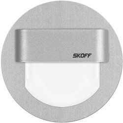 Skoff oczko ścienne schodowe LED Rueda Light 1,8W 33lm światło niebieskie aluminiowe MA-RUE-G-B-1-ML-ML-01