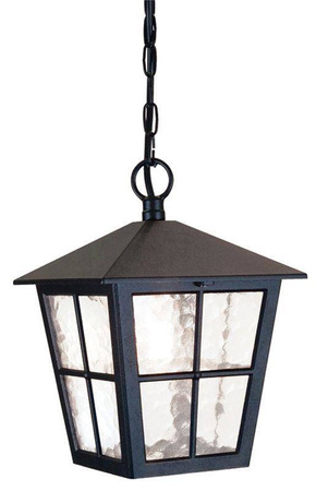 Elstead lampa wisząca zewnętrzna Canterbury E27 czarna IP43 BL48M-BLACK
