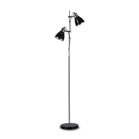 Ideal Lux lampa podłogowa Elvis 2xE27 czarna 160cm 001197