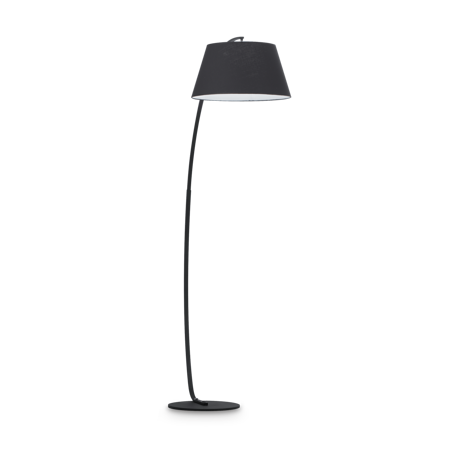 Ideal Lux lampa podłogowa Pagoda E27 czarna 184cm 051765