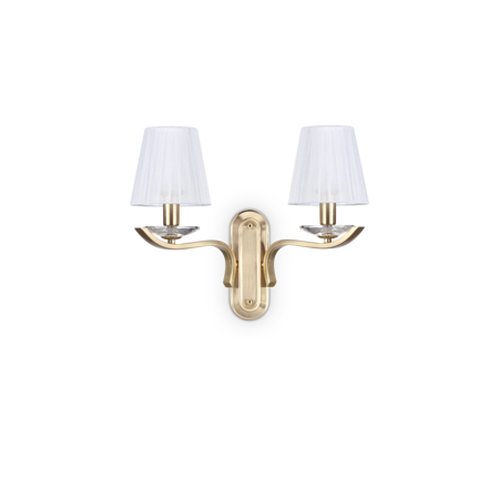Ideal Lux lampa podłogowa Pegaso 2xE14 mosiężny 165cm 059228