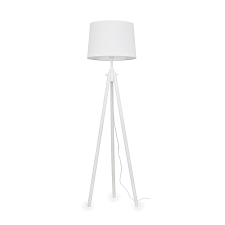 Ideal Lux lampa podłogowa York E27 biała 164cm 121406