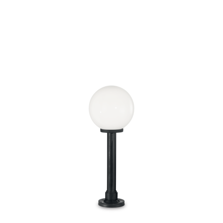Ideal Lux lampa stojąca zewnętrzna Classic globe E27 czarno/biała 82cm IP44 187549