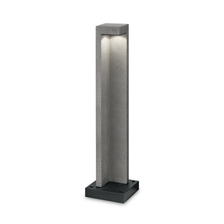 Ideal Lux lampa stojąca zewnętrzna LED Titano 9W 450lm 4000K granitowa 74cm IP55 187327