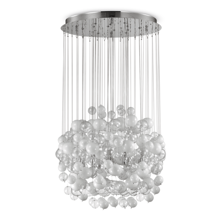 Ideal Lux lampa wisząca Bollicine 14xG9 (załączono) biała 087924