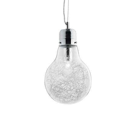 Ideal Lux lampa wisząca Luce max E27 aluminiowa 033679