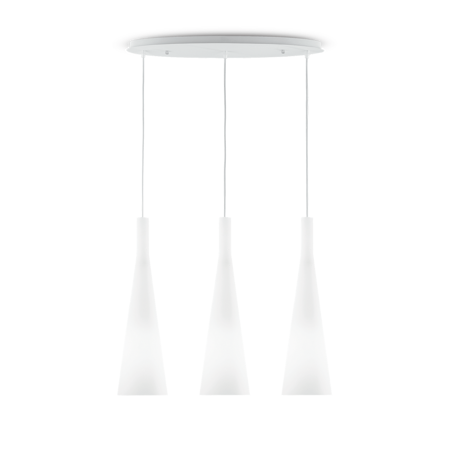 Ideal Lux lampa wisząca Milk E27 biała 030326