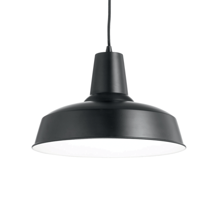 Ideal Lux lampa wisząca Moby E27 czarna 093659