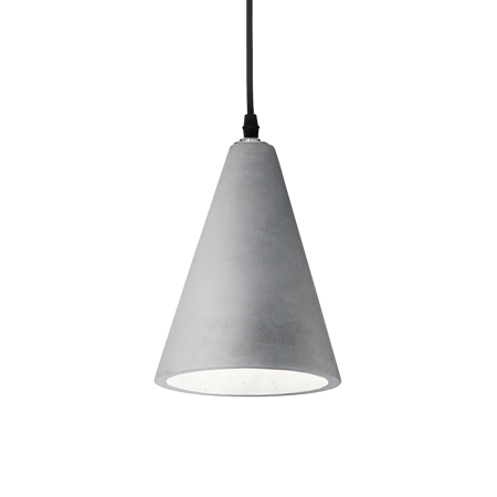 Ideal Lux lampa wisząca Oil E27 betonowa 110424