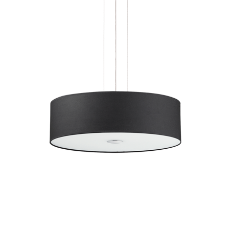 Ideal Lux lampa wisząca Woody 4xE27 czarna 122243