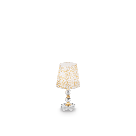 Ideal Lux lampka biurkowa Queen E27 złota 077734