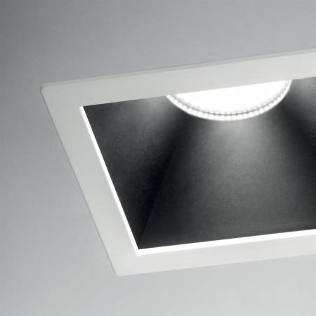 Ideal Lux oczko stropowe LED Game square 11W 850lm 3000K biało/czarne 192352
