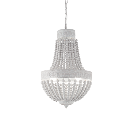 Ideal Lux żyrandol / lampa wisząca Monet 6xE14 biała 162751