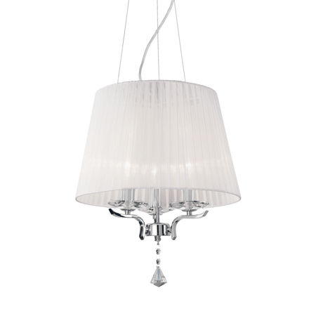 Ideal Lux żyrandol / lampa wisząca Pegaso 3xE14 biała/chrom 059235