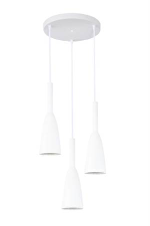 Light Prestige lampa wisząca Solin 3 3xE27 talerz biała LP-181/3P WH