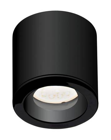 Maxlight plafon techniczny Form GU10 czarny Ø8cm IP65 C0216