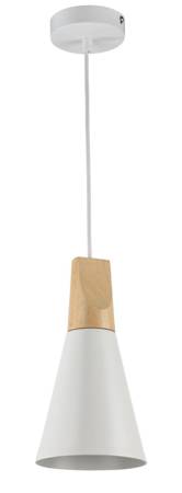 Maytoni lampa wisząca Bicones E27 Ø14cm biała P359-PL-140-W