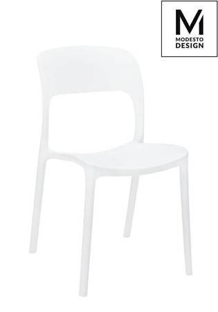 Modesto Design krzesło Zing białe polipropylen C1028.WHITE
