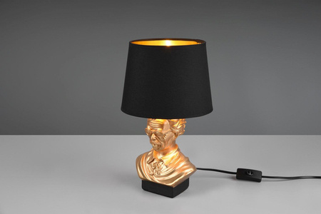 RL lampka biurkowa Albert E14 czarno/złota R50311080