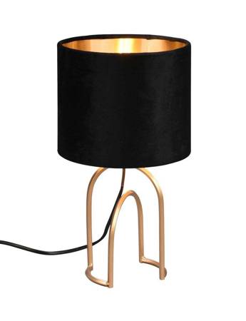 RL lampka biurkowa Grace E14 czarno/złota R51131002