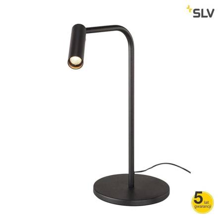 SLV lampka biurkowa LED Karpo 6,5W 330lm 3000K czarna 1001461