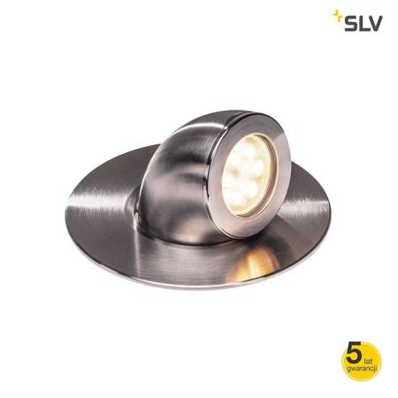 SLV oczko chodnikowe LED Gimble 13W 1000lm 3000K stalowe IP67 1000384