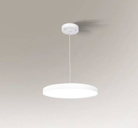 Shilo lampa wisząca LED Nungo 40W 3630lm 3000K biała Ø80cm 6015