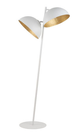Sigma lampa podłogowa Sfera 2xE27 biało/złota 50335
