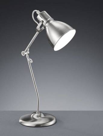 Trio lampka biurkowa Jasper E14 nikiel 45cm 500500107